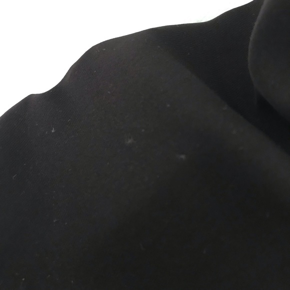 Zara Black Puff Sleeve Mini Dress V Neck Small - Picture 8 of 11